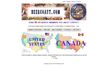 Tablet Screenshot of beercoast.com